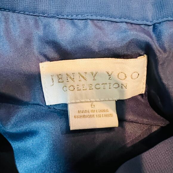 NEW! Jenny Yoo Collection Hampton Skirt Evening Blue Luxe Chiffon Wedding - 6 - Picture 6 of 7
